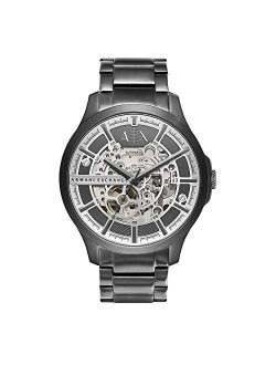 AX Men's Stainless Steel Quartz Dress Watch