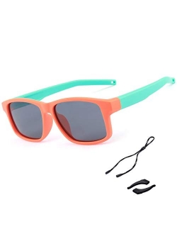 Toddler Baby Kids Aviator Sunglasses Girls Boys Polarized UV Protection Sport