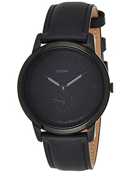 Fossil Men's the Minimalist Stainless Steel Slim Casual Quartz Watch