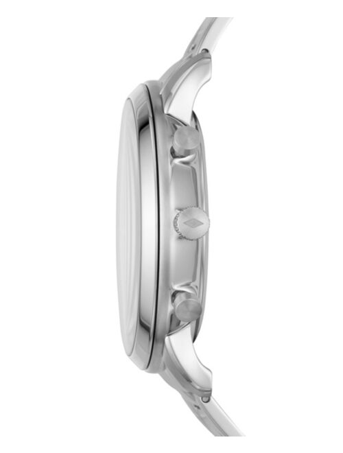 Fossil Men's Neutra Silver-Tone Bracelet Watch 44mm