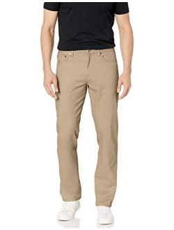 Men's Big & Tall Straight-Fit 5-Pocket Stretch Twill Pant fit by DXL