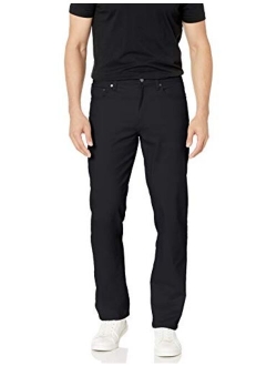 Men's Big & Tall Straight-Fit 5-Pocket Stretch Twill Pant fit by DXL