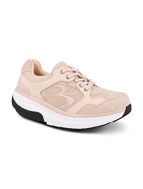 Gravity Defyer Women's G-Defy Silvanit Athletic Shoes - Hybrid VersoShock Proven Performance Shock-Absorbing Leather Pain Relief Shoes