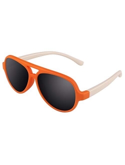 CGID Soft Rubber Kids Polarized Sunglasses for Children Age 3-10,K93