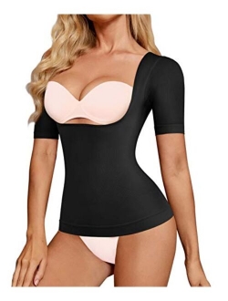 Shapewear for Women Tummy Control Basic Compression Tank Tops Waist Cincher Slimming Body Shaper