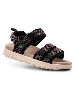 Women's G-Defy Caf Sandal - VersoCloud Multi-Density Shock Absorbing Stress Recovery Sandals