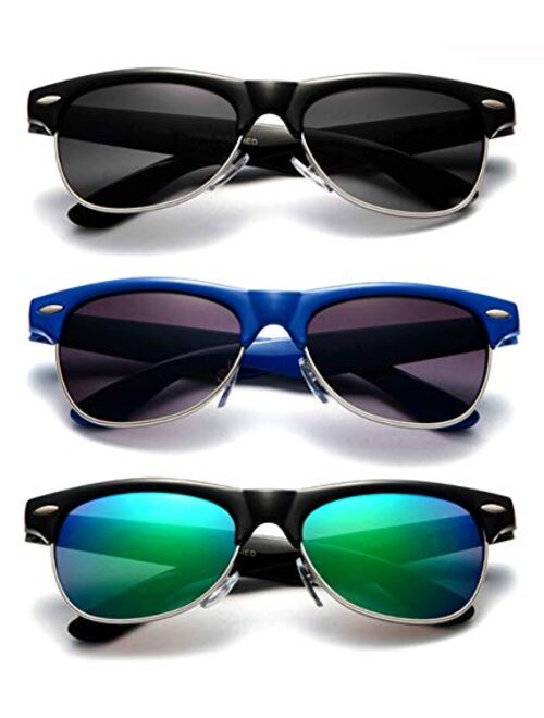 Kids Mirror Sunglasses Classic Fashion Vintage Kids Sunglasses Girls Boys