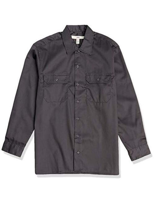 Amazon Essentials Men's Long-Sleeve Stain and Wrinkle-Resistant Work Shirt