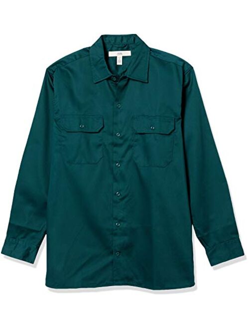 Amazon Essentials Men's Long-Sleeve Stain and Wrinkle-Resistant Work Shirt