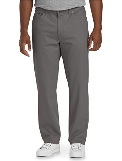 Amazon Essentials Men's Big & Tall Athletic-Fit 5-Pocket Stretch Twill Pant fit by DXL