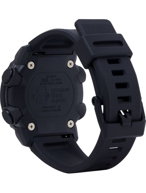 Casio Men's Analog-Digital Black Resin Strap Watch 48.7mm