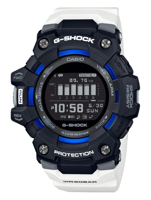 Casio G-Shock Men's Connected Digital Power Trainer White Resin Strap Watch 49.3mm