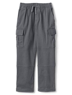 Boys Iron Knee Stretch Pull On Cargo Pants