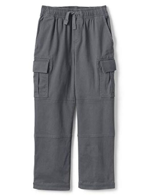 Lands' End Boys Iron Knee Stretch Pull On Cargo Pants