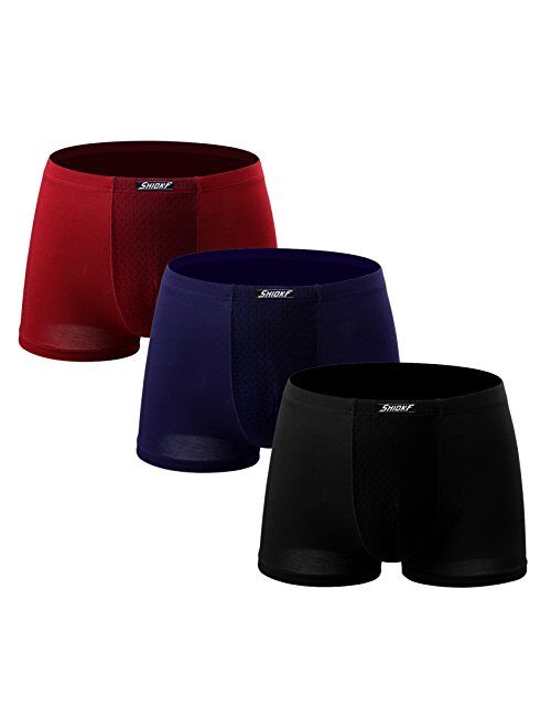 Buy Ouruikia SHIONF 3 Pack Men's Briefs Modal Lightweight Underwear ...