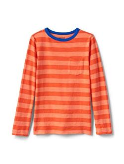 Boys Long Sleeve Double Layer Slub Tee