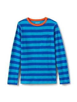 Boys Long Sleeve Double Layer Slub Tee