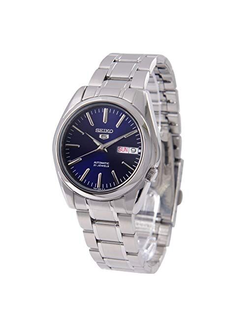 Seiko 5 #SNKL43 Men's Stainless Steel Blue Dial Self Winding Automatic Watch