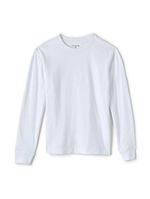 Lands' End School Uniform Boys Long Sleeve Essential T-Shirt