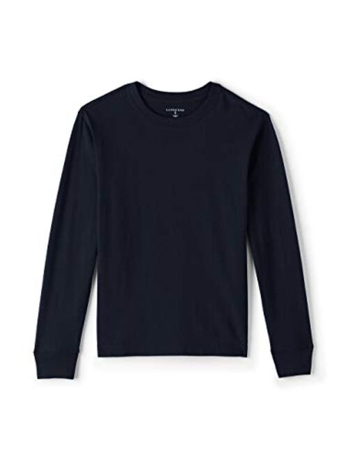 Lands' End School Uniform Boys Long Sleeve Essential T-Shirt