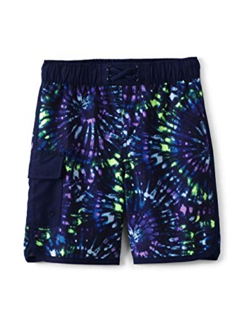 Lands' End Boys Cargo Pocket Swim Trunk