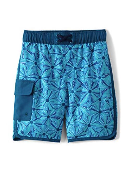 Lands' End Boys Cargo Pocket Swim Trunk