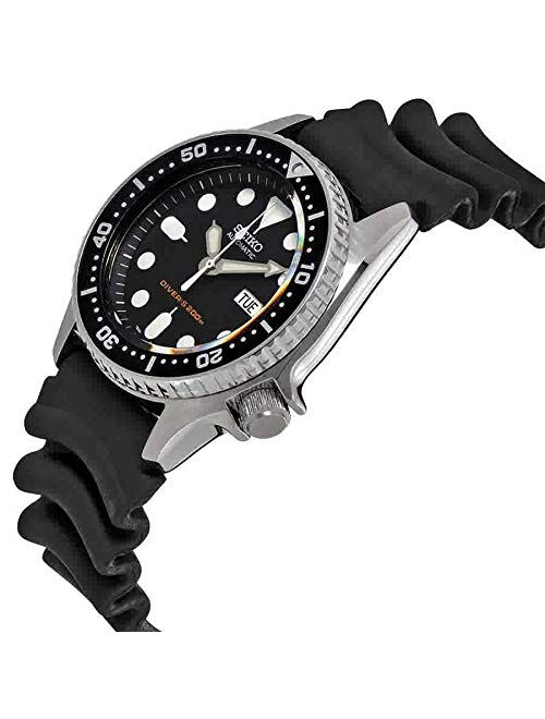 Seiko Black Automatic Dive Watch SKX013K1