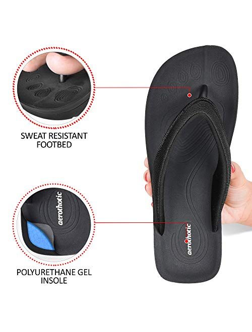 Aerothotic Women's Strait Orthotic Thong Sandals