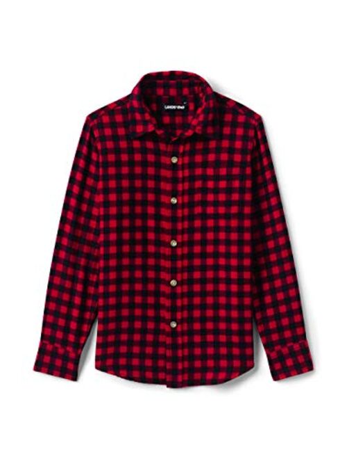 Lands' End Boys Flannel Shirt