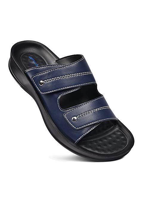 AEROTHOTIC Orthotic Comfort Dual Strap Sandals and Flip Flops with Arch Support for Comfortable Walk