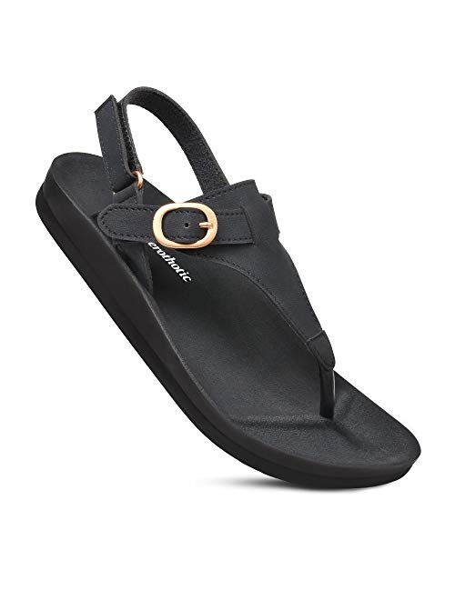 Aerothotic Women's Ridge Arch Support Slingback Sandals