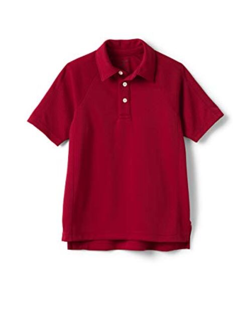 Lands' End School Uniform Boys Active Polo Shirt