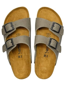 Womens Arch Support Cork Footbed Slide Sandals