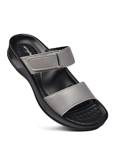 Orthotic Comfortable Strap Sandals and Flip Flops with Arch Support for Comfortable Walk