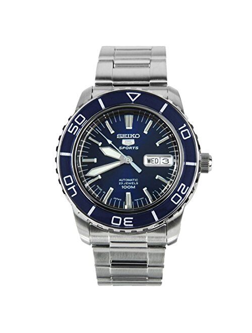 Seiko 5 Sports SNZH53J1 Japan Men's Stainless Steel Blue Dial Automatic Watch