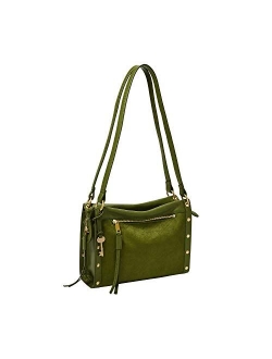 Women's Allie Leather Satchel Purse Handbag