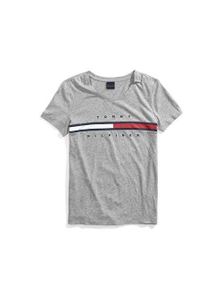 Women's Adaptive T Shirt with Magnetic Closure Signature Stripe Tee