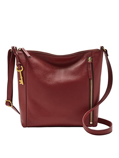 Fossil Women's Tara Leather Crossbody Purse Handbag