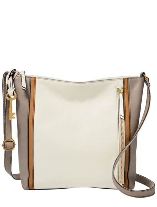 Fossil Women's Tara Leather Crossbody Purse Handbag