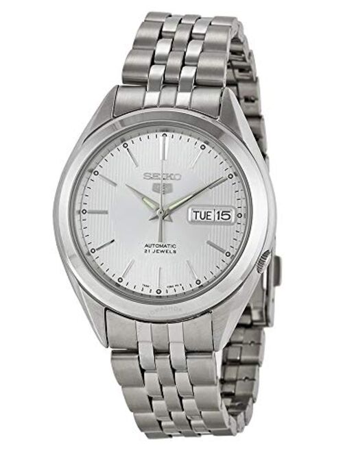 Seiko 5 SNKL15 Men's Stainless Steel Silver Dial Self Winding Automatic Watch