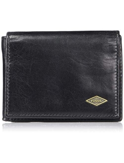 Men's RFID-Blocking Leather Execufold Trifold Wallet