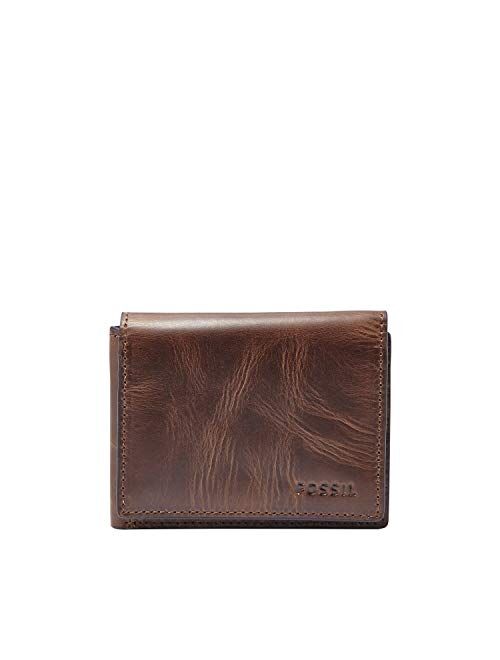 Fossil Men's RFID-Blocking Leather Execufold Trifold Wallet