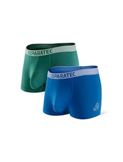 Men's Underwear 2 Pack High Tech Single-sided Moisture Transported Fast Dry Trunks