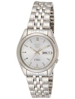 Men's SNK355K Seiko 5 Automatic Silver Dial Stainless Steel Watch