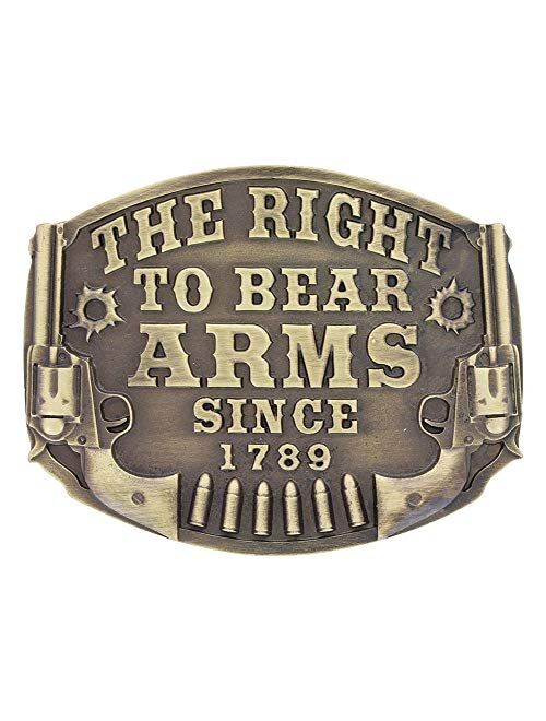 Montana Silversmiths 2nd Amendment Series Attitude Western Belt Buckle