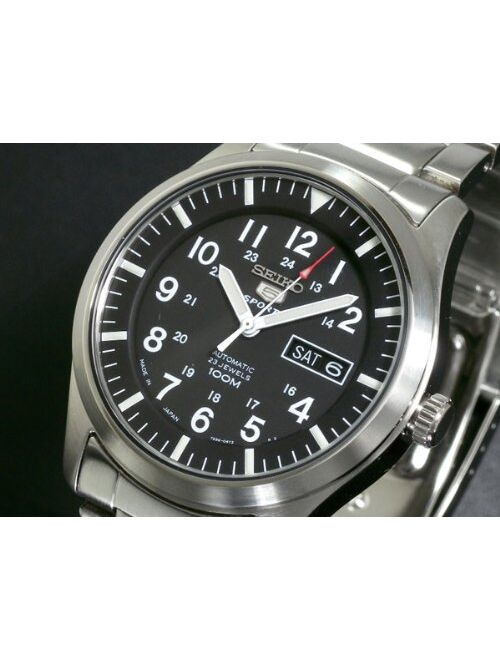 SEIKO Men's self-Winding Watch Made ​​in Japan Black SNZG13J1