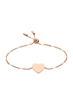 Women's Plated Stainless Steel Engravable Personalized Gift Bracelet