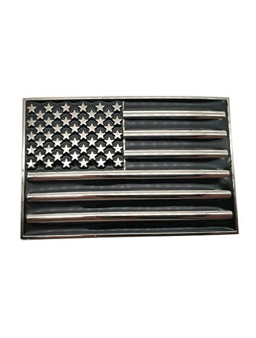 US Map Belt Buckle American Flag Eagle Buckles