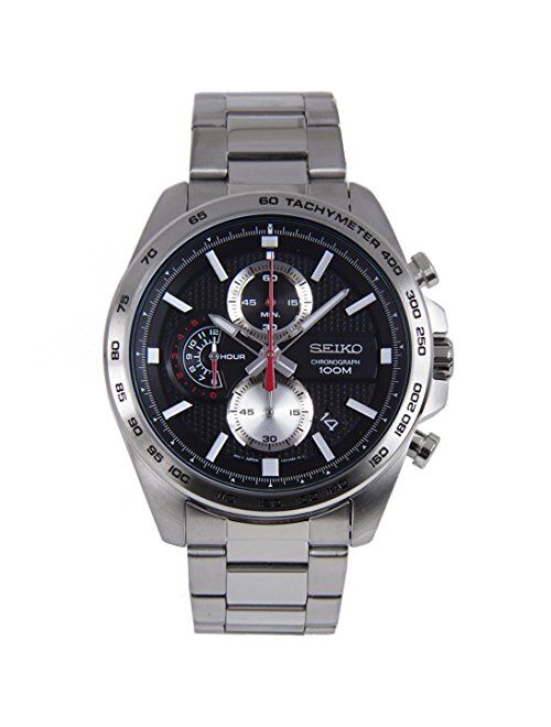 Seiko Men's Chronograph Quartz Watch with Stainless Steel Strap SSB255P1