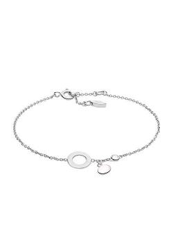 Women's Sterling Silver Chain Bracelet